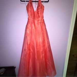 Blondie Nites Ballgown Pink Halter Lace Up Glitter Fairy Size 1